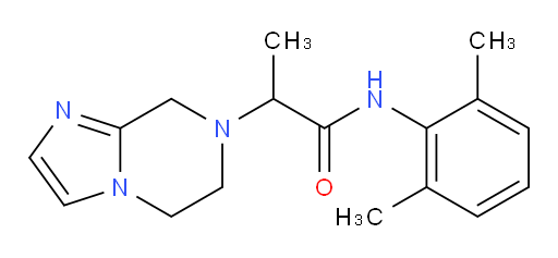 2-(5,6-dihydroimidazo[1,2-a]pyrazin-7(8H)-yl)-N-(2,6-dimethylphenyl)propanamide