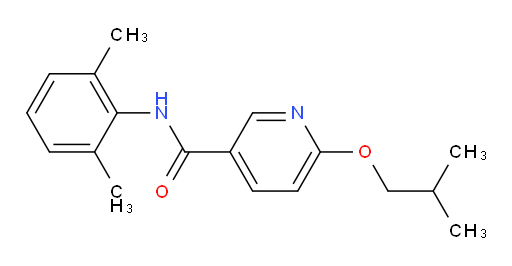 N-(2,6-dimethylphenyl)-6-isobutoxynicotinamide