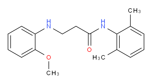 N-(2,6-dimethylphenyl)-3-((2-methoxyphenyl)amino)propanamide