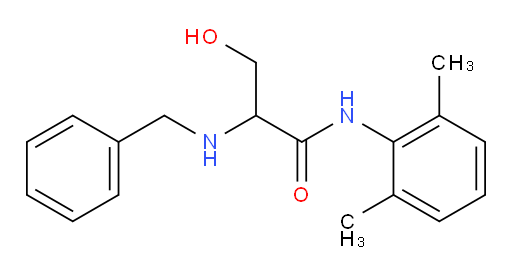 2-(benzylamino)-N-(2,6-dimethylphenyl)-3-hydroxypropanamide