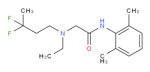 2-((3,3-difluorobutyl)(ethyl)amino)-N-(2,6-dimethylphenyl)acetamide