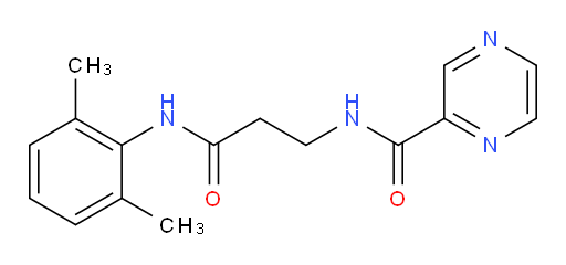 N-(3-((2,6-dimethylphenyl)amino)-3-oxopropyl)pyrazine-2-carboxamide
