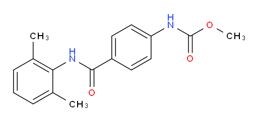 methyl (4-((2,6-dimethylphenyl)carbamoyl)phenyl)carbamate