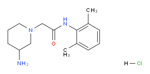 2-(3-aminopiperidin-1-yl)-N-(2,6-dimethylphenyl)acetamide hydrochloride