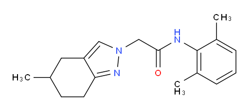 N-(2,6-dimethylphenyl)-2-(5-methyl-4,5,6,7-tetrahydro-2H-indazol-2-yl)acetamide