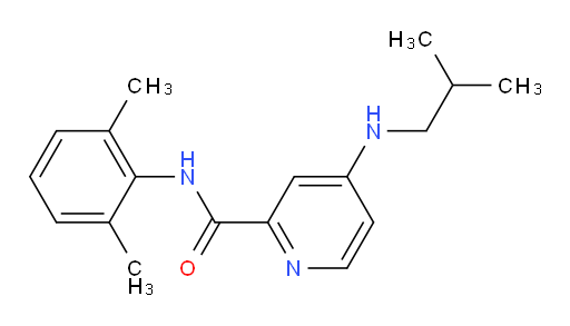 N-(2,6-dimethylphenyl)-4-(isobutylamino)picolinamide