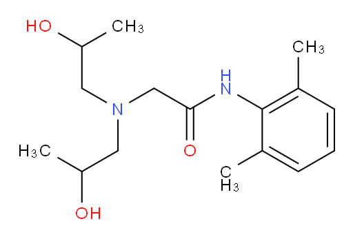 2-(bis(2-hydroxypropyl)amino)-N-(2,6-dimethylphenyl)acetamide