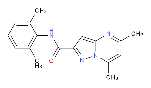 N-(2,6-dimethylphenyl)-5,7-dimethylpyrazolo[1,5-a]pyrimidine-2-carboxamide