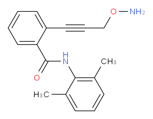 2-(3-(aminooxy)prop-1-yn-1-yl)-N-(2,6-dimethylphenyl)benzamide