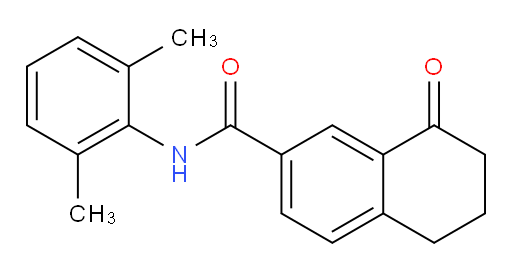 N-(2,6-dimethylphenyl)-8-oxo-5,6,7,8-tetrahydronaphthalene-2-carboxamide