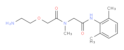 2-(2-aminoethoxy)-N-(2-((2,6-dimethylphenyl)amino)-2-oxoethyl)-N-methylacetamide