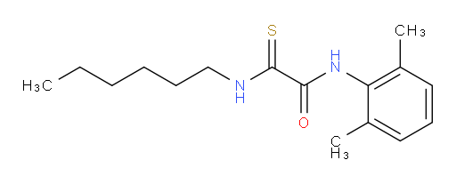 N-(2,6-dimethylphenyl)-2-(hexylamino)-2-thioxoacetamide