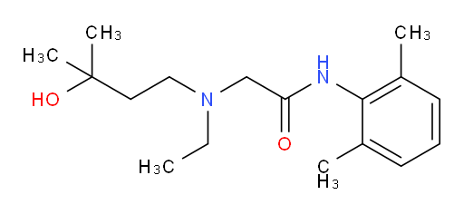 N-(2,6-dimethylphenyl)-2-(ethyl(3-hydroxy-3-methylbutyl)amino)acetamide