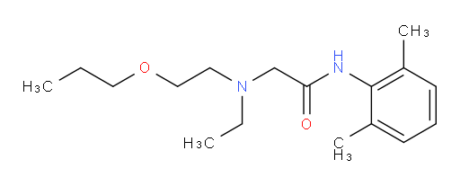 N-(2,6-dimethylphenyl)-2-(ethyl(2-propoxyethyl)amino)acetamide