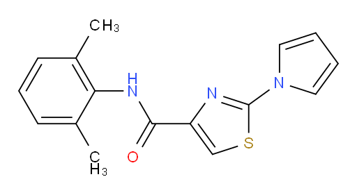 N-(2,6-dimethylphenyl)-2-(1H-pyrrol-1-yl)thiazole-4-carboxamide