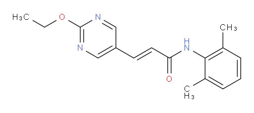 (E)-N-(2,6-dimethylphenyl)-3-(2-ethoxypyrimidin-5-yl)acrylamide
