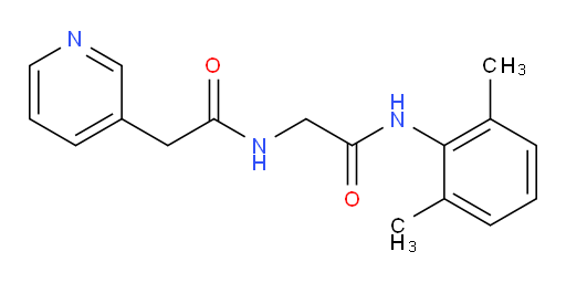 N-(2,6-dimethylphenyl)-2-(2-(pyridin-3-yl)acetamido)acetamide