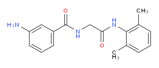 3-amino-N-(2-((2,6-dimethylphenyl)amino)-2-oxoethyl)benzamide