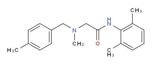N-(2,6-dimethylphenyl)-2-(methyl(4-methylbenzyl)amino)acetamide