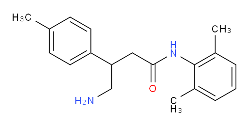 4-amino-N-(2,6-dimethylphenyl)-3-(p-tolyl)butanamide