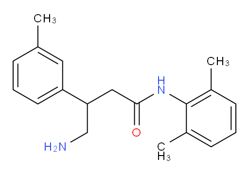 4-amino-N-(2,6-dimethylphenyl)-3-(m-tolyl)butanamide