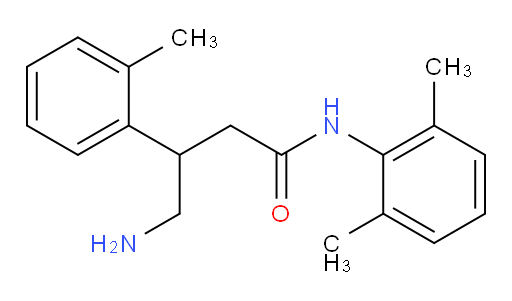 4-amino-N-(2,6-dimethylphenyl)-3-(o-tolyl)butanamide