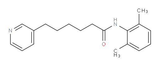 N-(2,6-dimethylphenyl)-6-(pyridin-3-yl)hexanamide