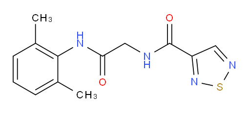 N-(2-((2,6-dimethylphenyl)amino)-2-oxoethyl)-1,2,5-thiadiazole-3-carboxamide