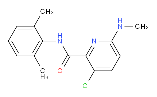 3-chloro-N-(2,6-dimethylphenyl)-6-(methylamino)picolinamide