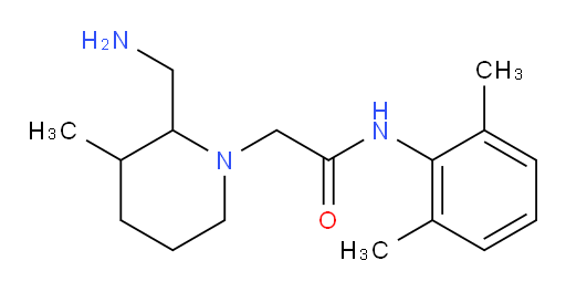 2-(2-(aminomethyl)-3-methylpiperidin-1-yl)-N-(2,6-dimethylphenyl)acetamide