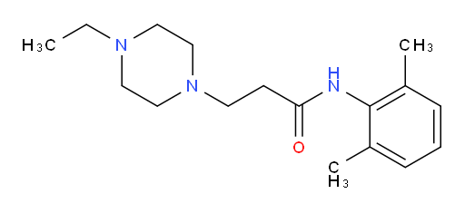 N-(2,6-dimethylphenyl)-3-(4-ethylpiperazin-1-yl)propanamide