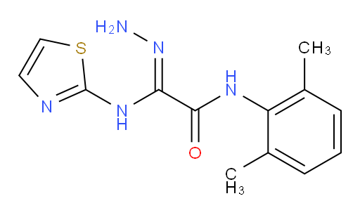 (Z)-N-(2,6-dimethylphenyl)-2-hydrazono-2-(thiazol-2-ylamino)acetamide