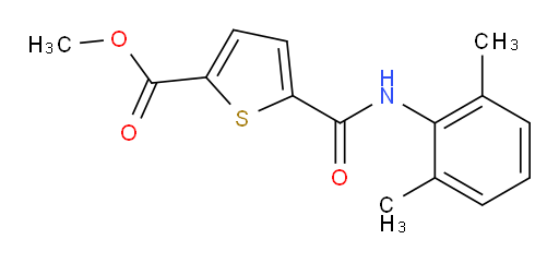 methyl 5-((2,6-dimethylphenyl)carbamoyl)thiophene-2-carboxylate