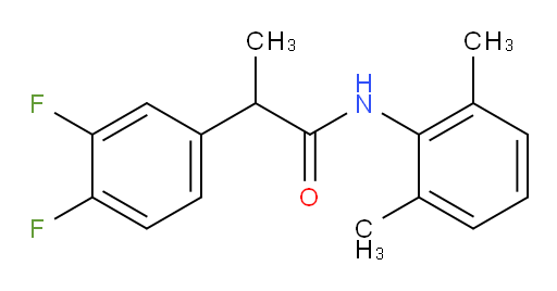 2-(3,4-difluorophenyl)-N-(2,6-dimethylphenyl)propanamide