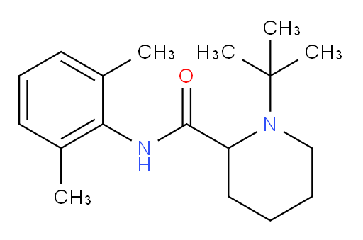 1-(tert-butyl)-N-(2,6-dimethylphenyl)piperidine-2-carboxamide