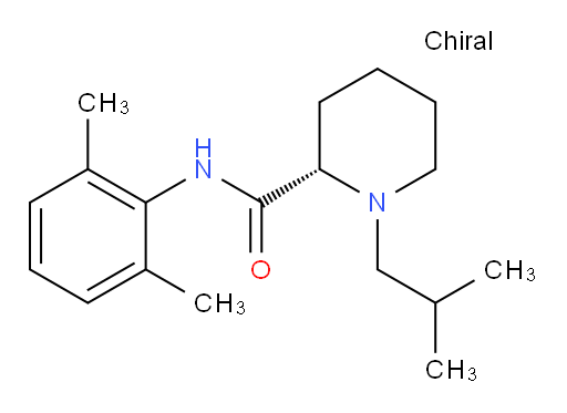 (S)-N-(2,6-dimethylphenyl)-1-isobutylpiperidine-2-carboxamide