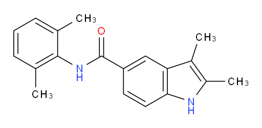 N-(2,6-dimethylphenyl)-2,3-dimethyl-1H-indole-5-carboxamide