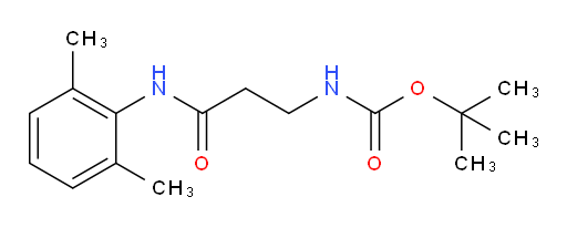 tert-butyl (3-((2,6-dimethylphenyl)amino)-3-oxopropyl)carbamate
