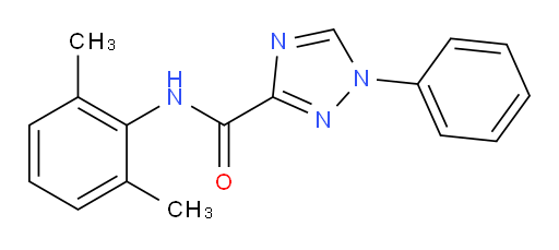 N-(2,6-dimethylphenyl)-1-phenyl-1H-1,2,4-triazole-3-carboxamide
