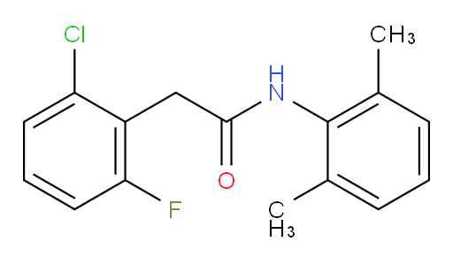 2-(2-chloro-6-fluorophenyl)-N-(2,6-dimethylphenyl)acetamide