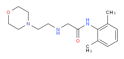 N-(2,6-dimethylphenyl)-2-((2-morpholinoethyl)amino)acetamide