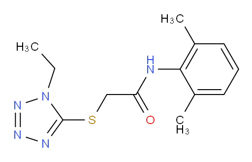 N-(2,6-dimethylphenyl)-2-((1-ethyl-1H-tetrazol-5-yl)thio)acetamide