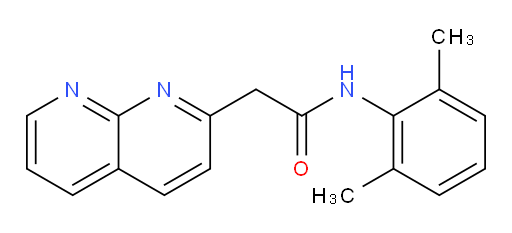 N-(2,6-dimethylphenyl)-2-(1,8-naphthyridin-2-yl)acetamide