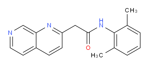 N-(2,6-dimethylphenyl)-2-(1,7-naphthyridin-2-yl)acetamide