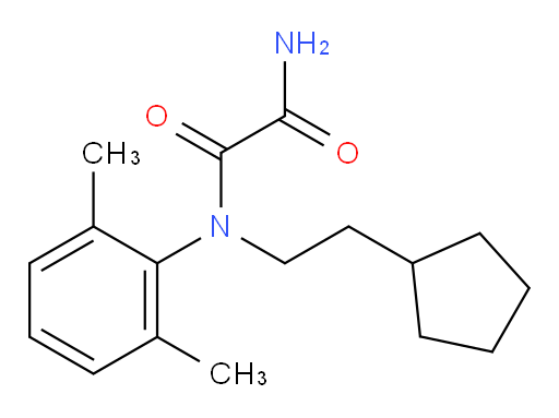 N1-(2-cyclopentylethyl)-N1-(2,6-dimethylphenyl)oxalamide