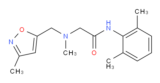 N-(2,6-dimethylphenyl)-2-(methyl((3-methylisoxazol-5-yl)methyl)amino)acetamide
