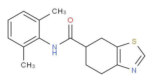 N-(2,6-dimethylphenyl)-4,5,6,7-tetrahydrobenzo[d]thiazole-6-carboxamide