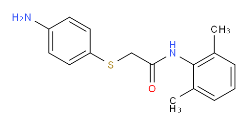 2-((4-aminophenyl)thio)-N-(2,6-dimethylphenyl)acetamide
