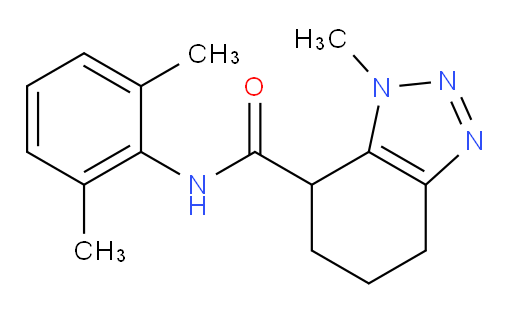 N-(2,6-dimethylphenyl)-1-methyl-4,5,6,7-tetrahydro-1H-benzo[d][1,2,3]triazole-7-carboxamide