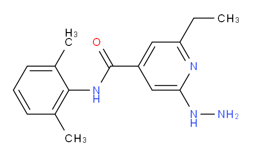 N-(2,6-dimethylphenyl)-2-ethyl-6-hydrazinylisonicotinamide